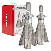 Reflektory LED H4 RS+ – zestaw z przodu