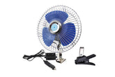 Metalowy wentylator samochodowy z klipsem do 24 V