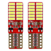 LED CANBUS T10e W5W-pære med hvidt lys til 12/24 V