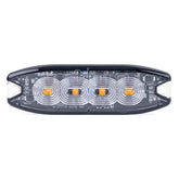Lampa ostrzegawcza LED z 4 diodami LED – widok z przodu