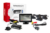 Parkeringsassistent med 4,3 tommer display, kamera og fire sensorer