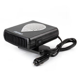 Bilvarmer med defroster og ventilator, 12 V og 150 W