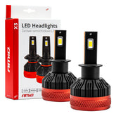 Żarówki LED H3 X3-serie – widok z przodu