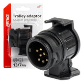 Adapter przyczepy 13/7 do 7-pinowej przyczepy i 13-pinowego gniazda