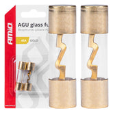 AGU glassikring 40 A i størrelse 38 x 10,3 mm