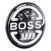 Okrągła lampa robocza LED AWL56 BOSS – widok z przodu