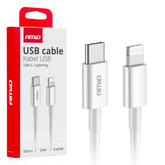 USB-C til Lightning-kabel 20 W, 100 cm