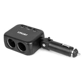 Podwójne gniazdo zapalniczki 12/24 V z portami USB