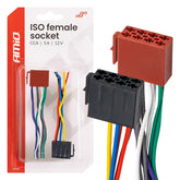 ISO-hunstik til 12 V og op til 5 A