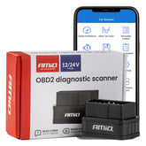 Bezprzewodowy skaner diagnostyczny OBD2 – zestaw, widok z przodu