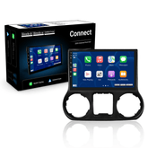Jeep Wrangler 11-14 – radio 10,1" z bezprzewodowym Apple CarPlay i Android Auto