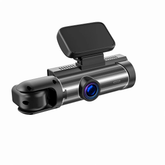 Kamera samochodowe Dual Dashcam z ekranem – kamera przednia i do kabiny (1080p, noktowizja, 360°)
