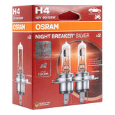 Osram H4 Night Breaker Silver żarówki halogenowe 12V, 2 szt.