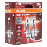 Żarówka halogenowa Osram H4 NIGHT BREAKER LASER 12V 60/55W