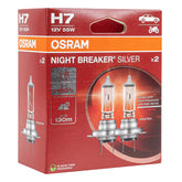 Osram H7 NIGHT BREAKER SILVER żarówki halogenowe, 2 szt.