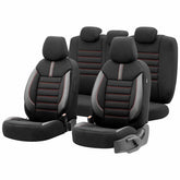Pokrowce samochodowe OTOM LIMITED 101 w kolorze czarno-czerwonym