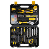 Zestaw narzędzi 88 elementów w walizce, zebrany w praktycznej i solidnej walizce, idealny do prac domowych i napraw.