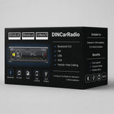 Podłącz radio 1-DIN z Bluetooth 5.0, FM, USB, AUX i zestawem głośnomówiącym