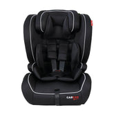 Fotelik samochodowy Carkids i-Size Luca 76-150 cm czarno-biały