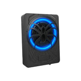 10" aktywny płaski subwoofer z RGB LED i aplikacją Bluetooth – 1200 W Peak