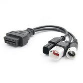 Motocyklowy kabel diagnostyczny 3-Pin, 4-Pin i 6-Pin