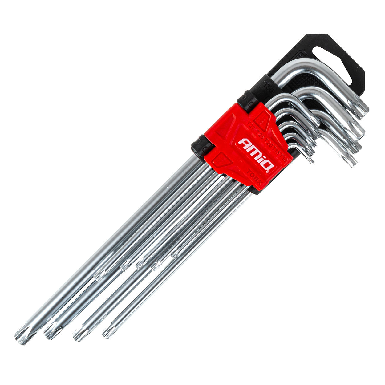 Zestaw długich kluczy Torx 230 mm, 9 elementów