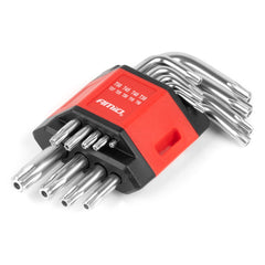 Zestaw kluczy Torx z 9 krótkimi kluczami ze stali CRV