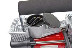 Kompresor samochodowy 12V z dwoma cylindrami
