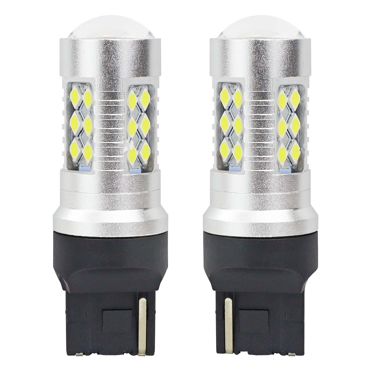 Biała żarówka LED T20 7440 W21W z CANBUS