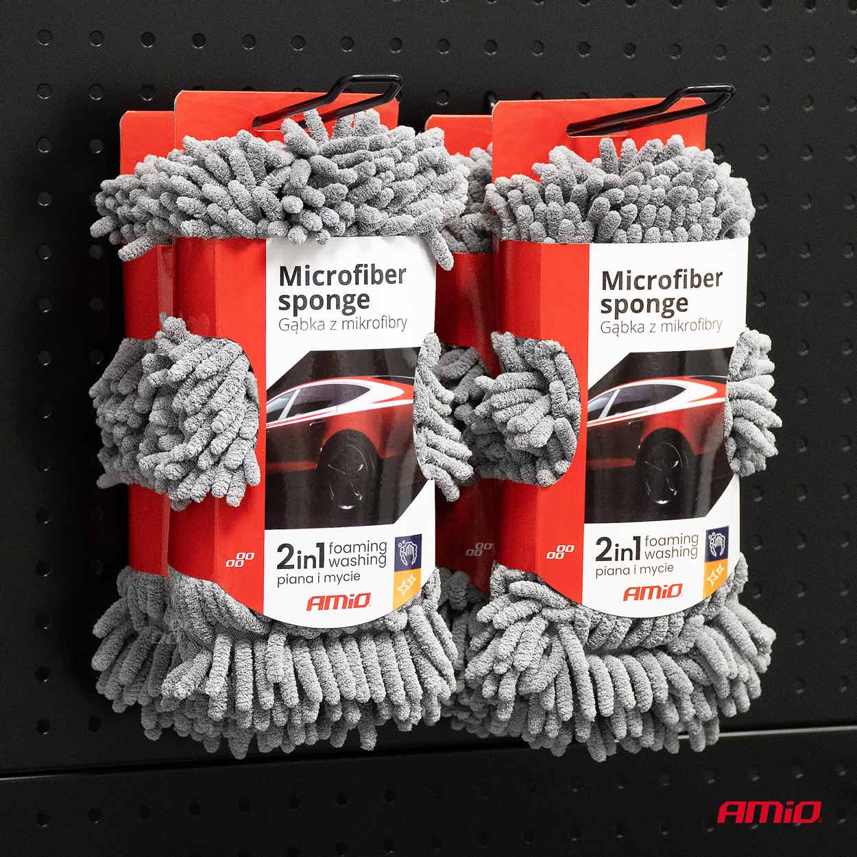 Gąbka z mikrofibry do mycia auta i detailingu