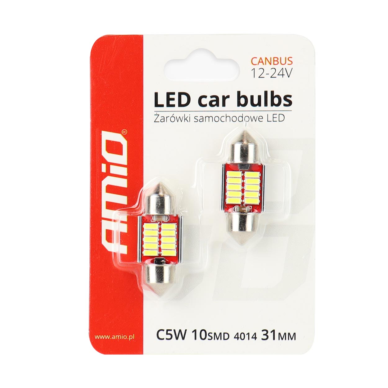 Żarówka LED festoon z białym światłem 5600 K