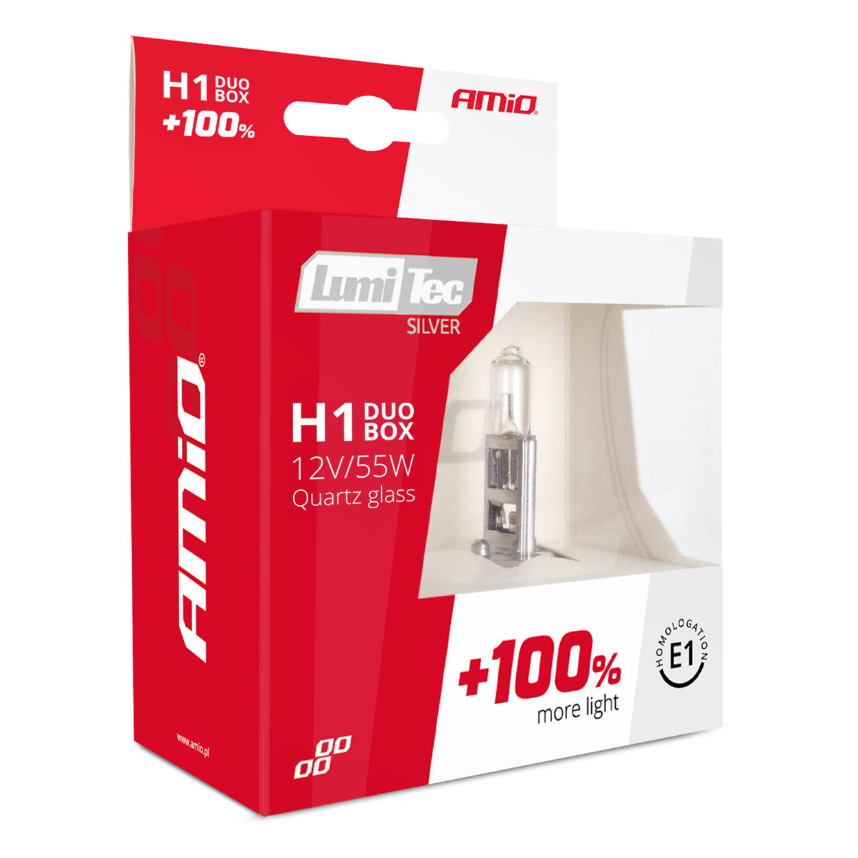 Żarówki halogenowe H1 12V 55W LumiTec Silver