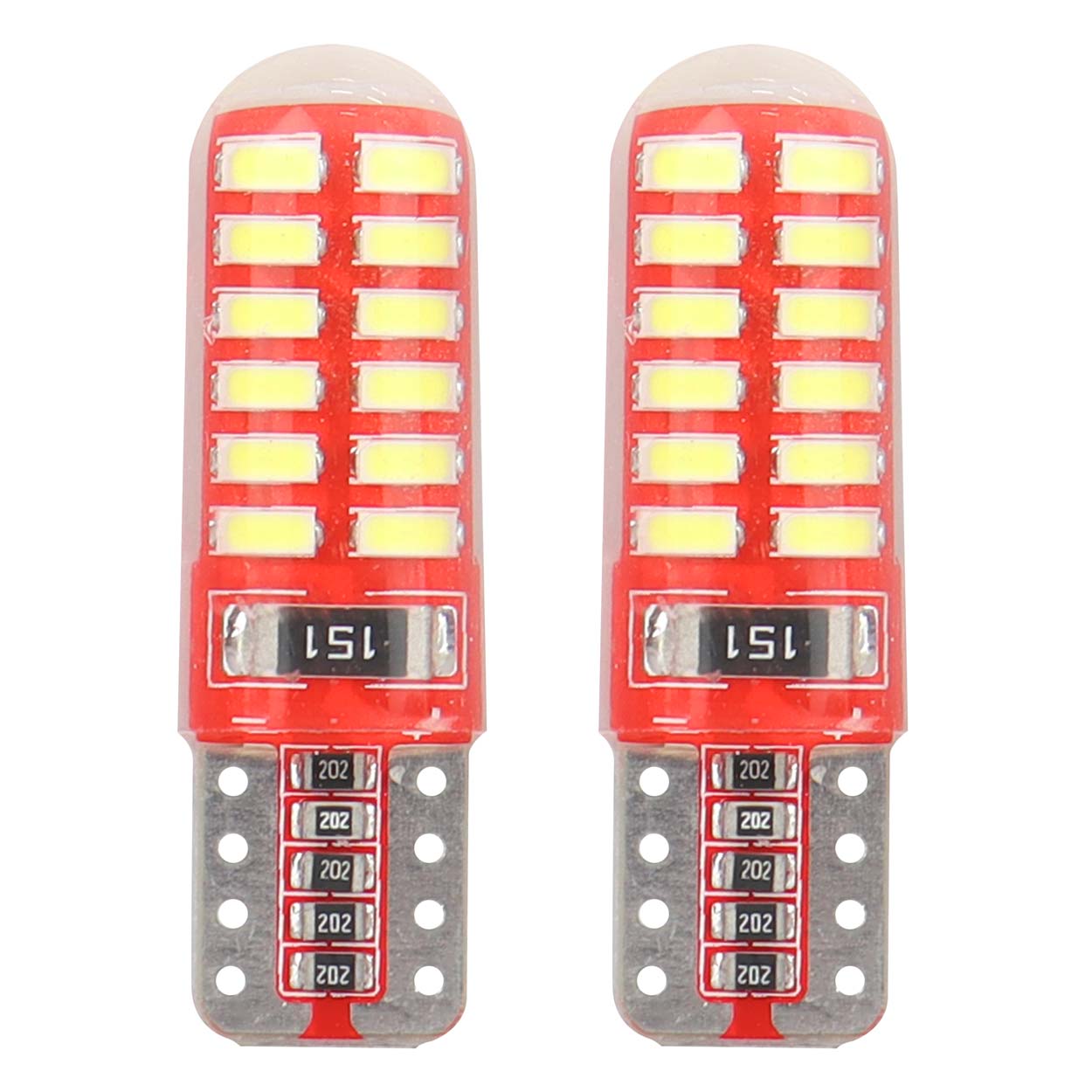 Żarówka LED T10e W5W z CANBUS i 24 diodami LED SMD 3014