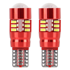 Biała żarówka LED T10 W5W z CANBUS i 27 diodami SMD 3014
