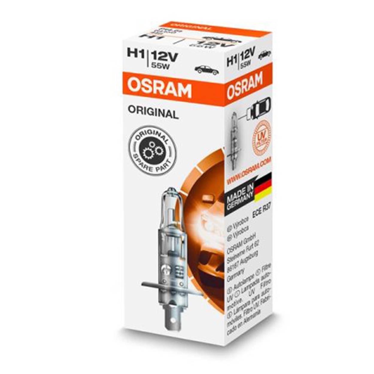 Żarówka halogenowa Osram H1 12 V 55 W z trzonkiem P14,5s