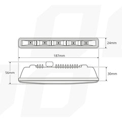 Światła dzienne DRL 501HP do montażu w wąskich otworach