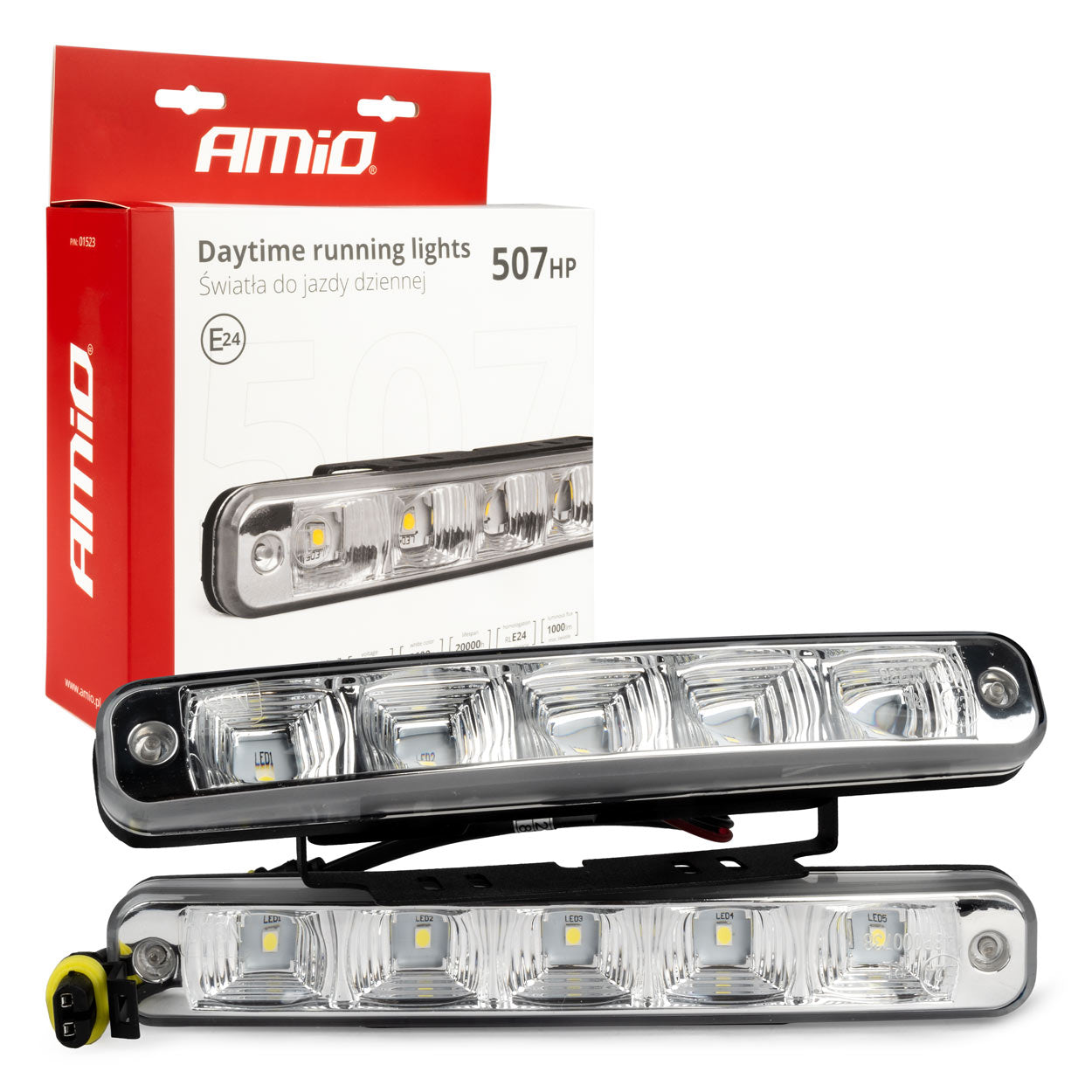 Światła do jazdy dziennej DRL 507HP z diodami SMD LED