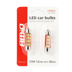 Bipolarna żarówka LED festoon do instalacji 12/24 V