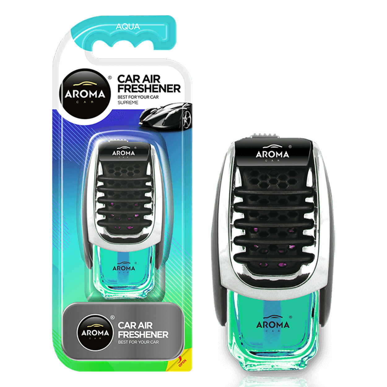 Aroma Car Supreme Aqua odświeżacz powietrza do kratki wentylacyjnej samochodu