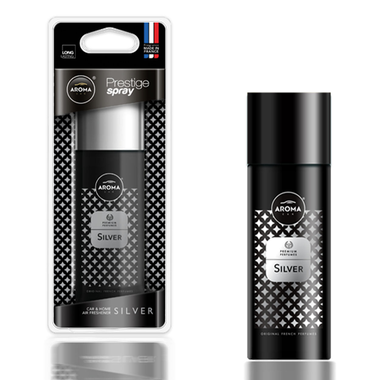 Aroma Car Prestige Spray Silver – zapach do samochodu w sprayu