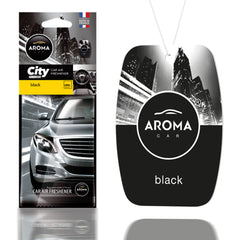 Aroma Car City Card Black odświeżacz powietrza do samochodu