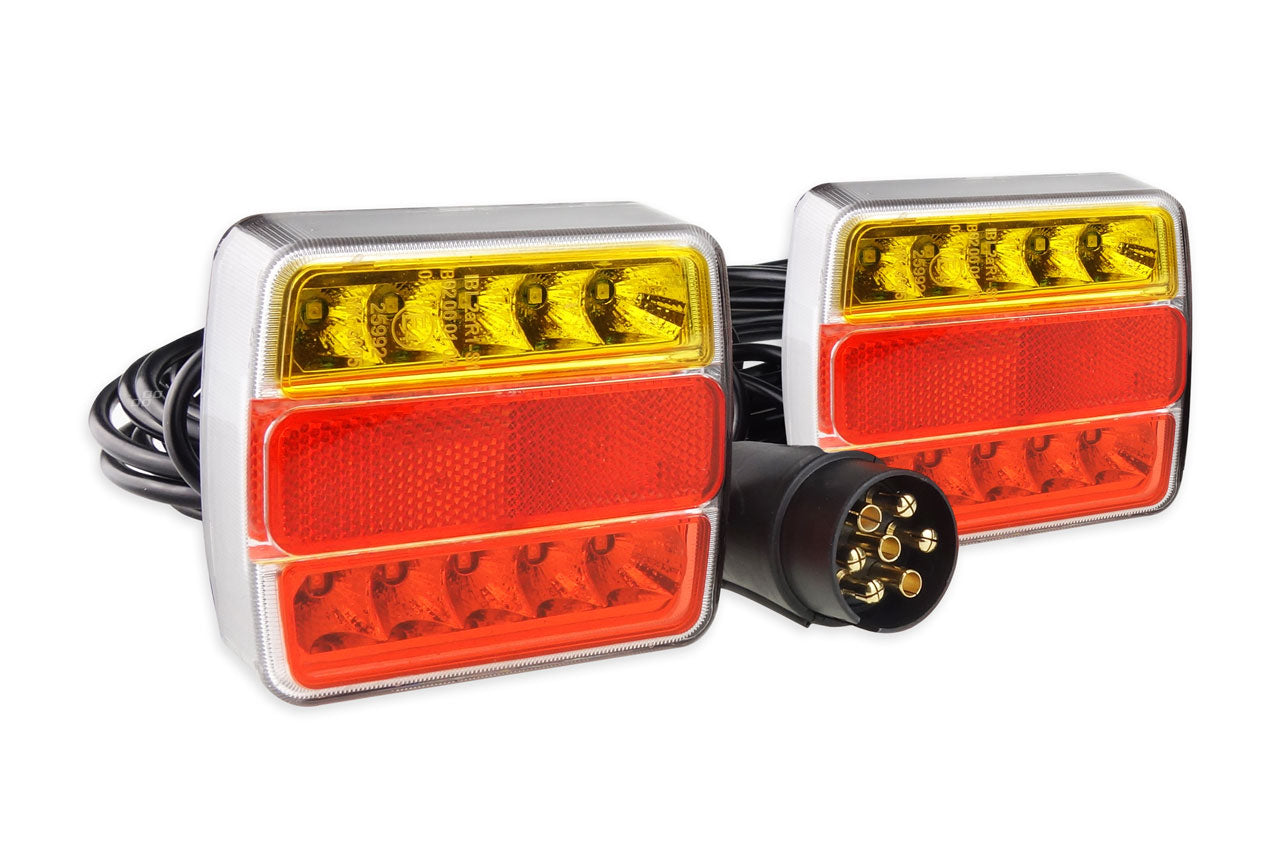 Magnetisk LED-lygtesæt til trailer