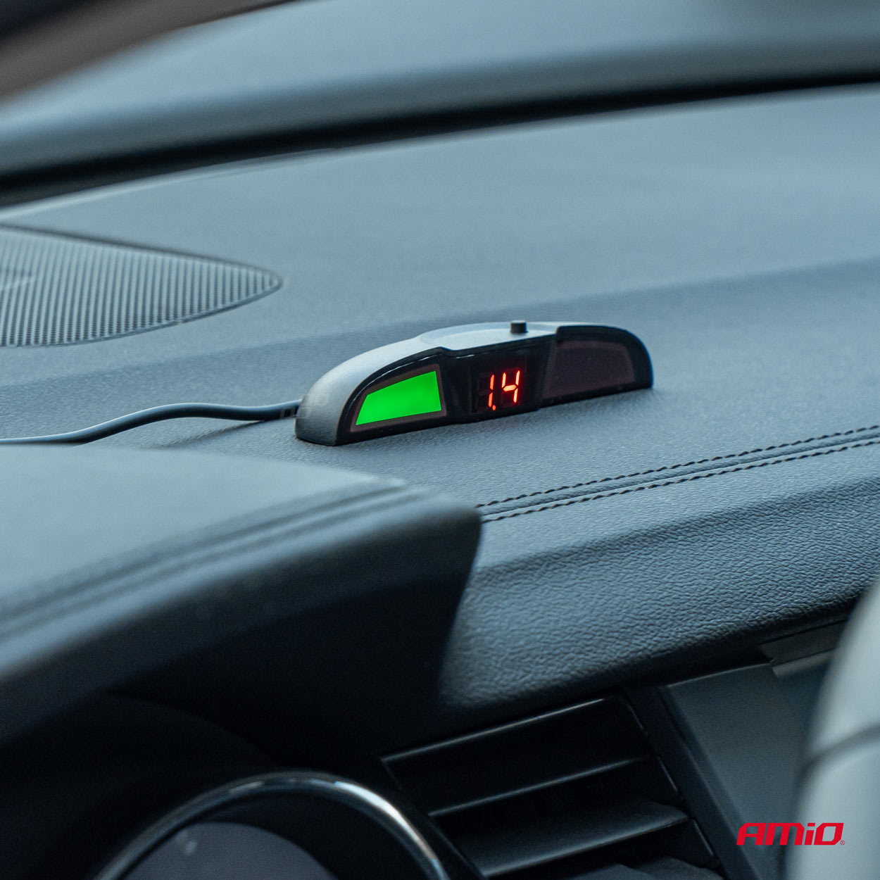 LED COB-display til parkeringssensor med fire sensorer