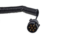 7-pinowy kabel spiralny z 7-pinowymi plastikowymi wtyczkami