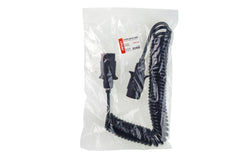Kabel spiralny PVC 7-pinowy o rozciągniętej długości 6 metrów