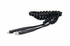 USB til micro USB-spiralkabel til opladning
