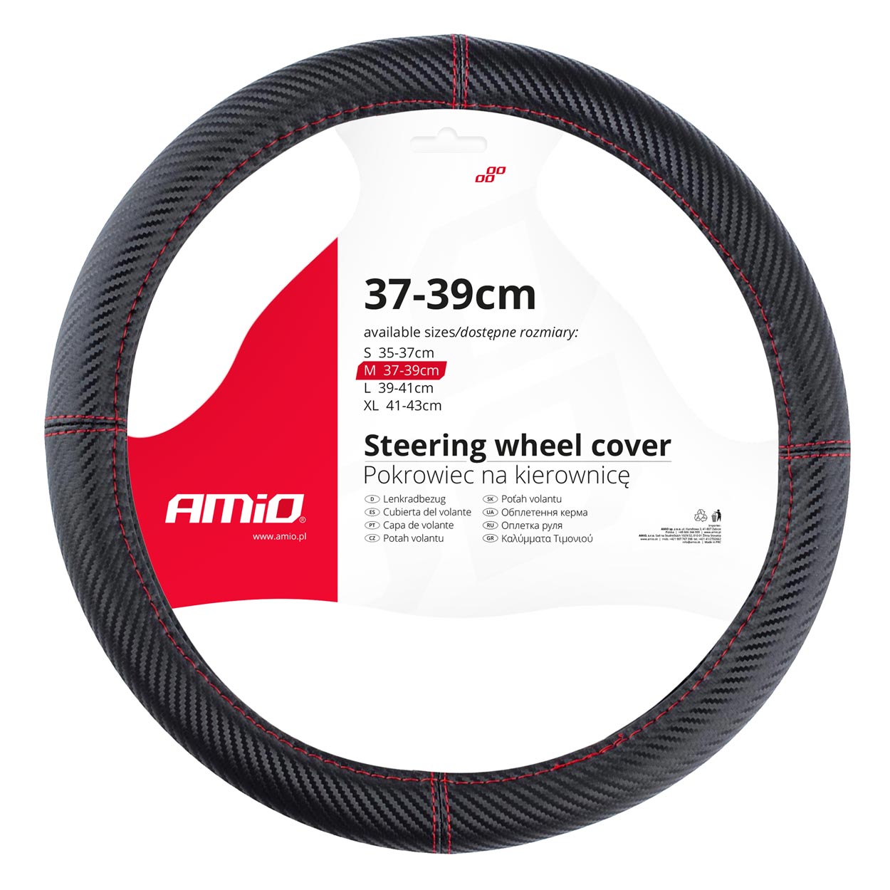 Ratbetræk SWC-38-M til rat på 37-39 cm