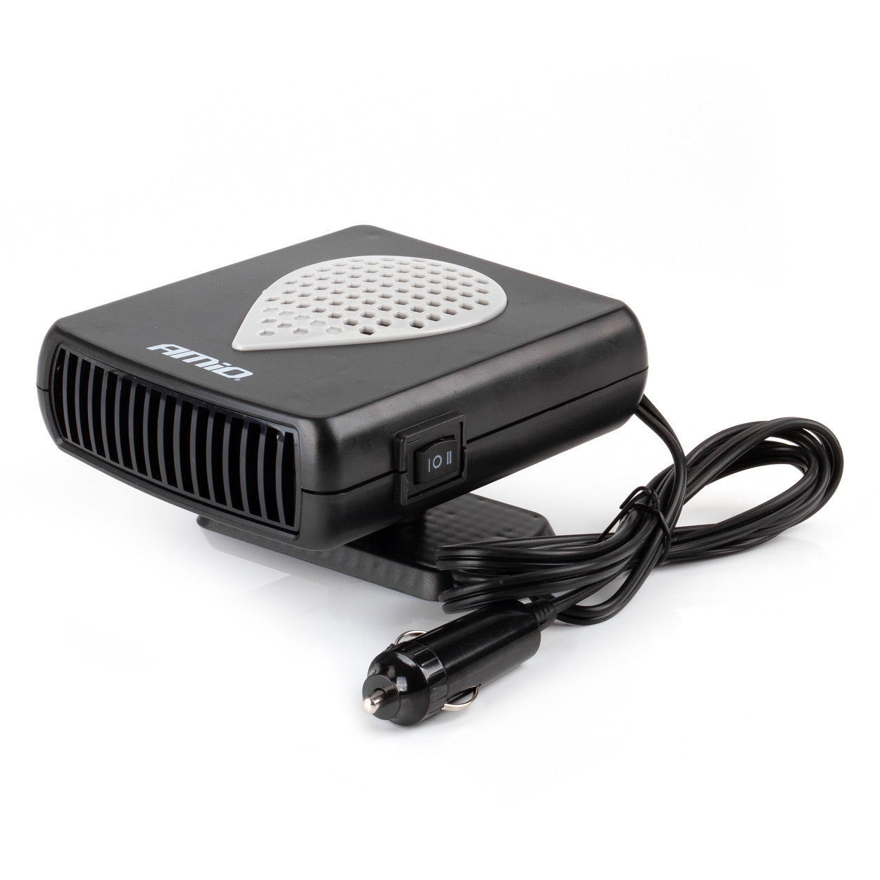 Bilvarmer med defroster og ventilator, 12 V og 150 W
