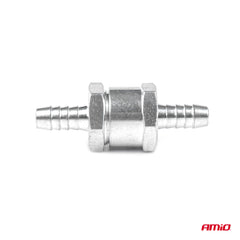 Aluminiowy zawór zwrotny z przyłączem na przewód 8 mm