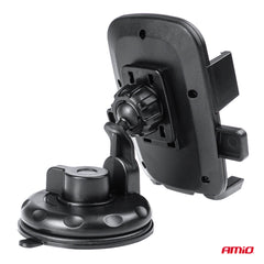 Justerbar telefonholder til bil med sugekop